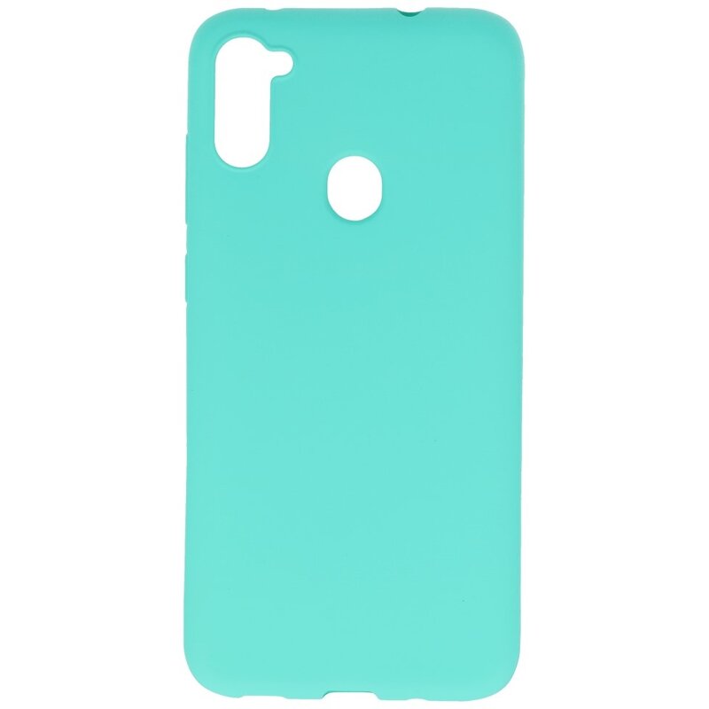 Carcasa de TPU en color para Samsung Galaxy A11 Turquesa