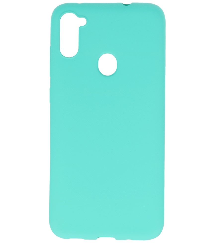 Carcasa de TPU en color para Samsung Galaxy A11 Turquesa