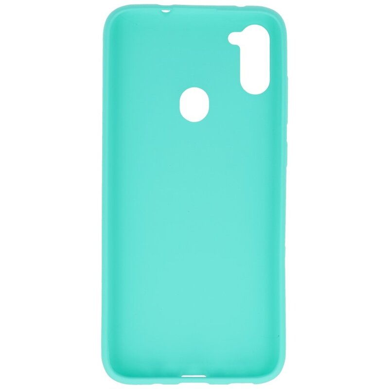 Carcasa de TPU en color para Samsung Galaxy A11 Turquesa