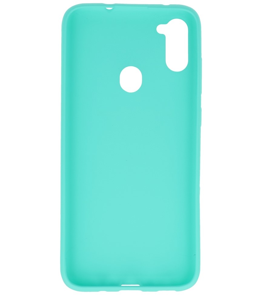 Carcasa de TPU en color para Samsung Galaxy A11 Turquesa