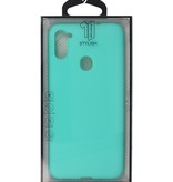 Carcasa de TPU en color para Samsung Galaxy A11 Turquesa