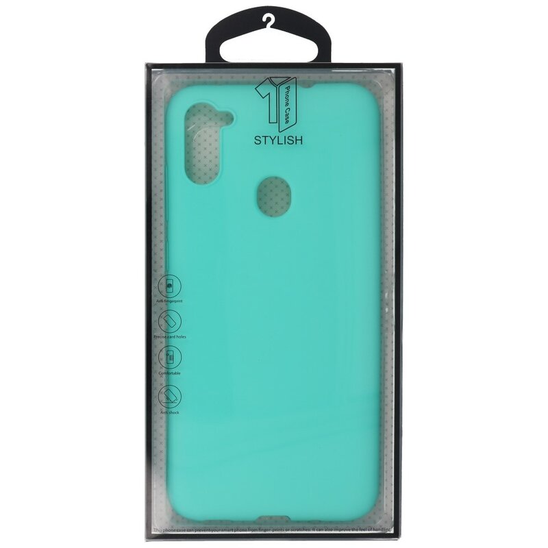 Carcasa de TPU en color para Samsung Galaxy A11 Turquesa