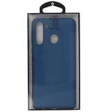 Farbige TPU-Hülle für Samsung Galaxy A21 Navy