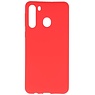 Color TPU Hoesje voor Samsung Galaxy A21 Rood
