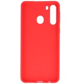 Color TPU Case for Samsung Galaxy A21 Red