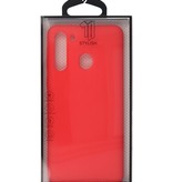 Color TPU Hoesje voor Samsung Galaxy A21 Rood