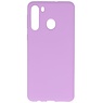 Coque en TPU couleur pour Samsung Galaxy A21 Violet