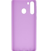 Farbige TPU-Hülle für Samsung Galaxy A21 Lila