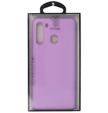 Custodia in TPU a colori per Samsung Galaxy A21 Viola