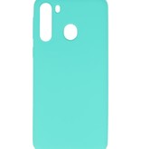 Carcasa de TPU en color para Samsung Galaxy A21 Turquesa