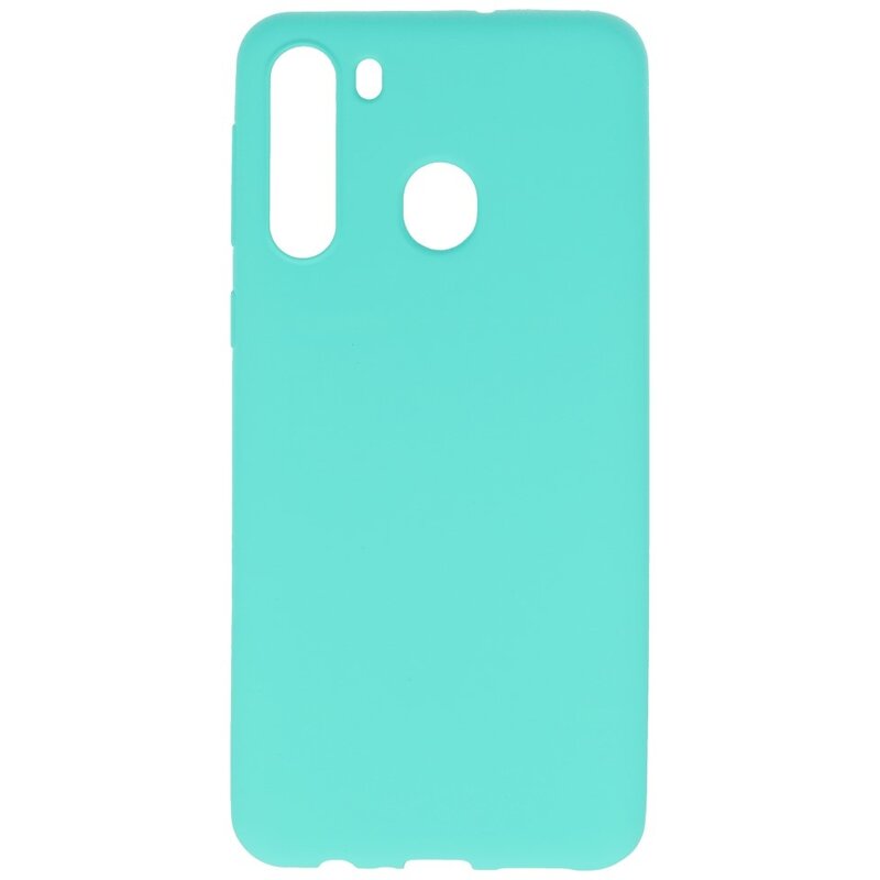 Custodia in TPU colorata per Samsung Galaxy A21 Turchese