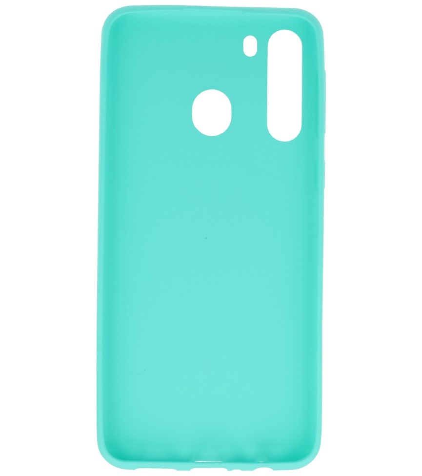 Coque en TPU couleur pour Samsung Galaxy A21 Turquoise