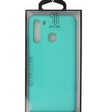 Color TPU Hoesje voor Samsung Galaxy A21 Turquoise