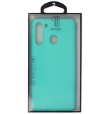 Farbige TPU-Hülle für Samsung Galaxy A21 Türkis
