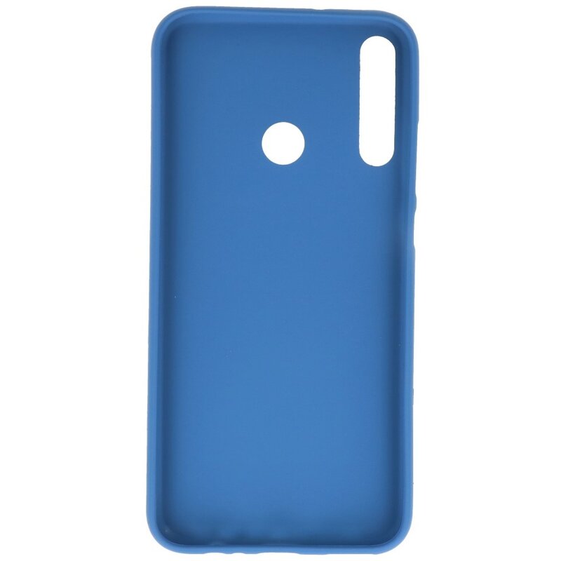 Farvet TPU-etui til Huawei P40 Lite E Navy