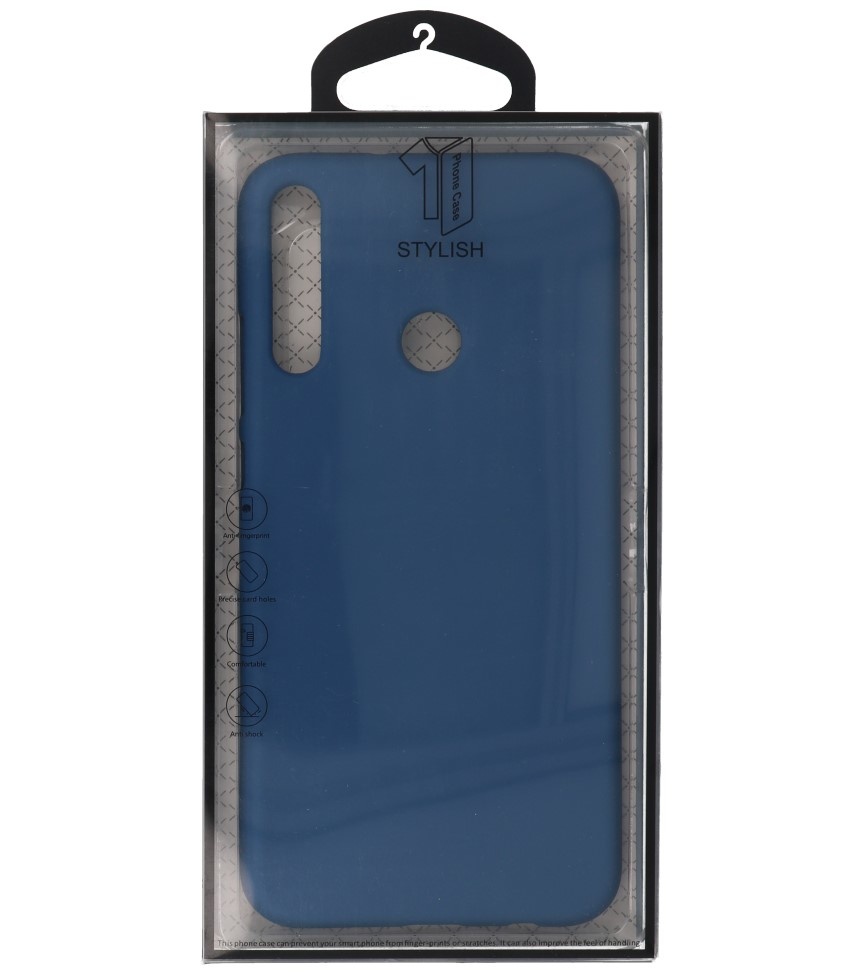 Color TPU Case for Huawei P40 Lite E Navy