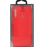 Farbige TPU-Hülle für Huawei P40 Lite E Red