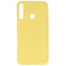 Farvet TPU-etui til Huawei P40 Lite E Gul