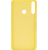 Farbige TPU-Hülle für Huawei P40 Lite E Gelb