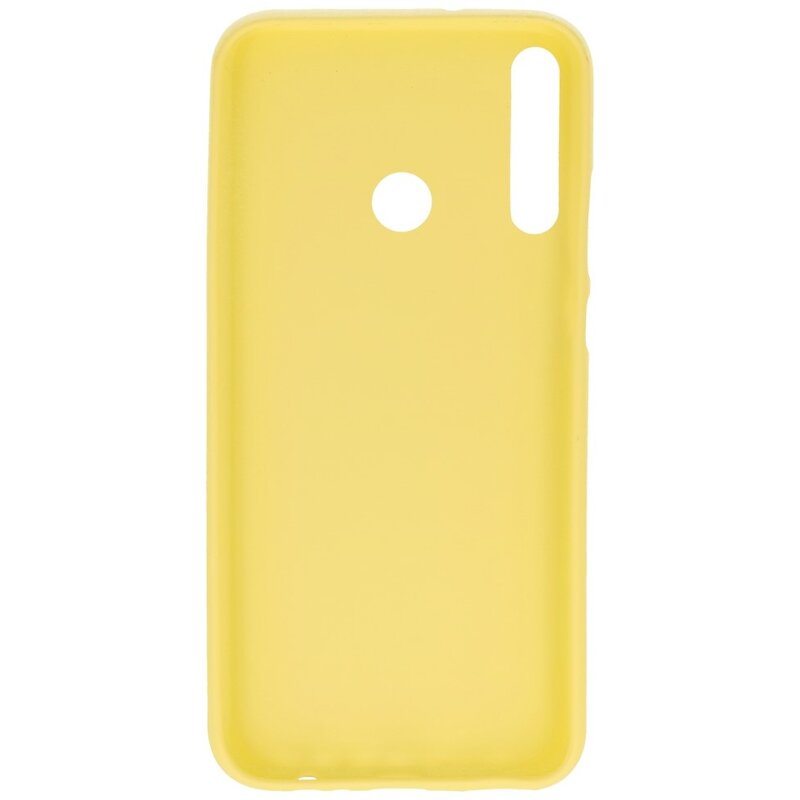 Farbige TPU-Hülle für Huawei P40 Lite E Gelb