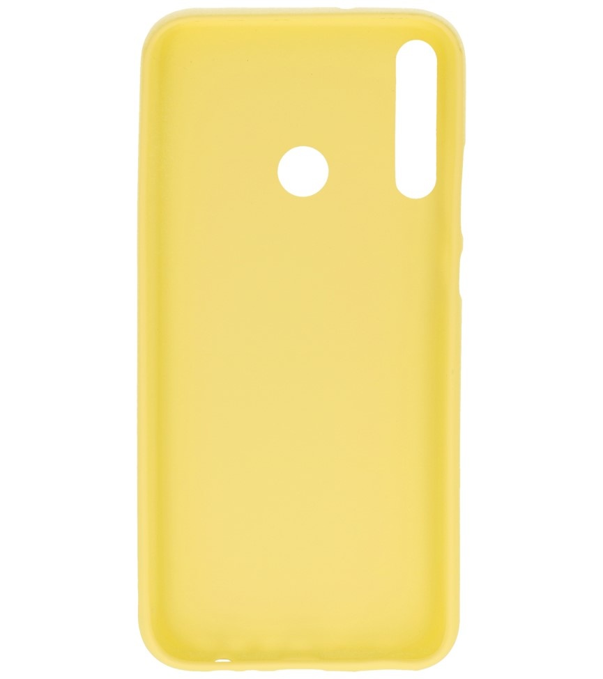 Color TPU Hoesje voor Huawei P40 Lite E Geel