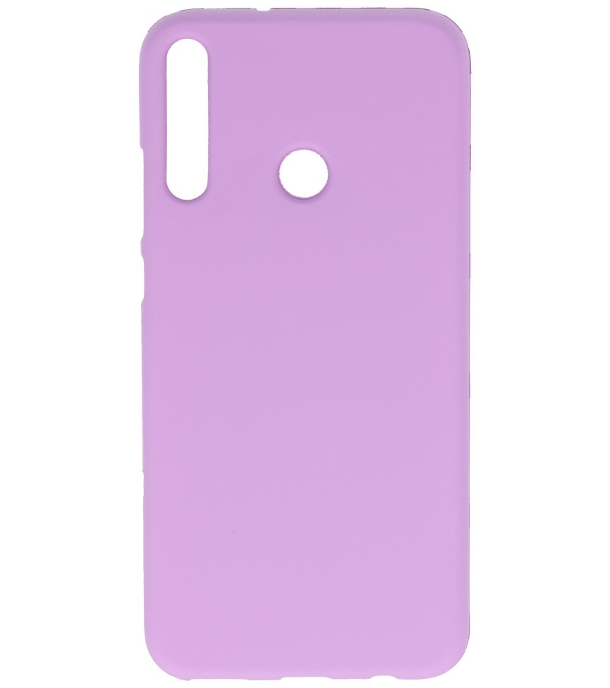 Color TPU Hoesje voor Huawei P40 Lite E Paars