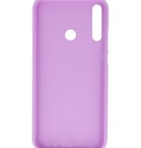 Color TPU Hoesje voor Huawei P40 Lite E Paars