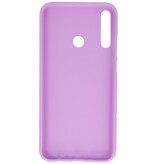 Farvet TPU-etui til Huawei P40 Lite E Lilla