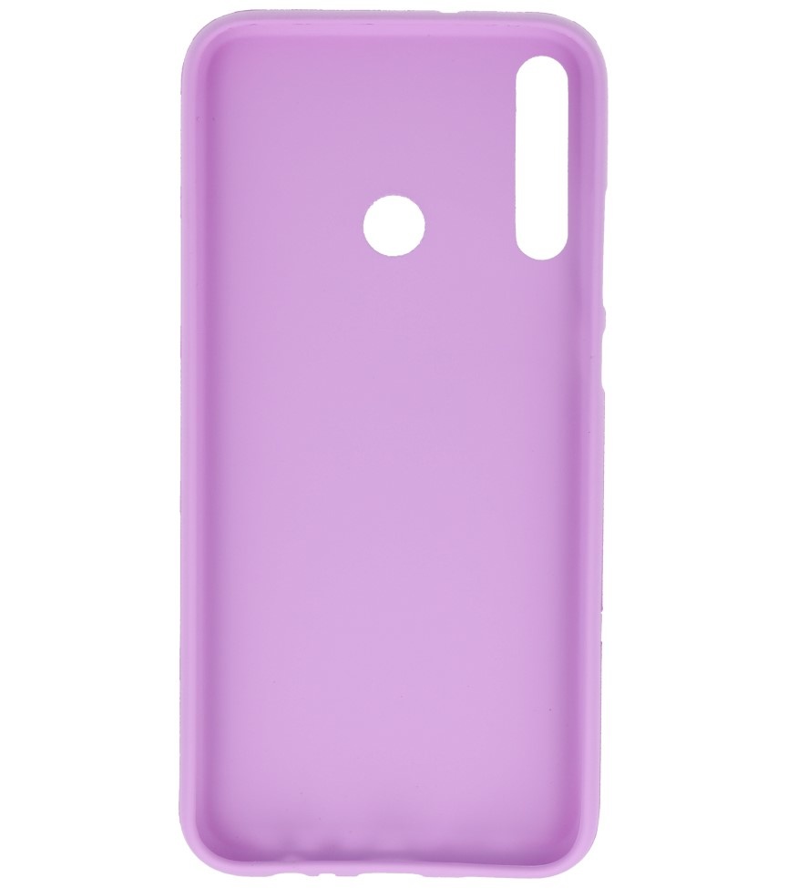 Color TPU Hoesje voor Huawei P40 Lite E Paars