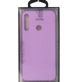 Color TPU Case for Huawei P40 Lite E Purple