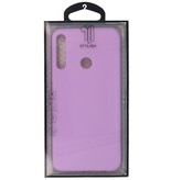 Color TPU Case for Huawei P40 Lite E Purple
