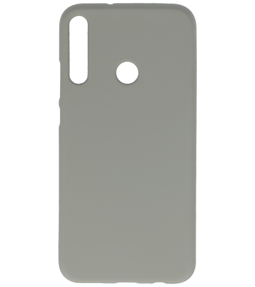 Color TPU Hoesje voor Huawei P40 Lite E Grijs