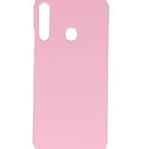 Color TPU Hoesje voor Huawei P40 Lite E Roze