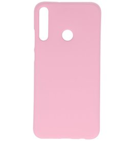 Farvet TPU-etui til Huawei P40 Lite E Pink