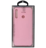 Farbige TPU-Hülle für Huawei P40 Lite E Pink
