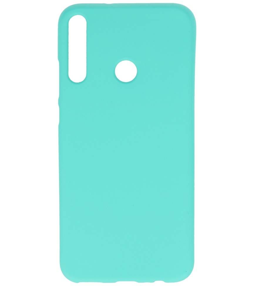 Color TPU Hoesje voor Huawei P40 Lite E Turquoise