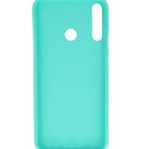 Color TPU Hoesje voor Huawei P40 Lite E Turquoise