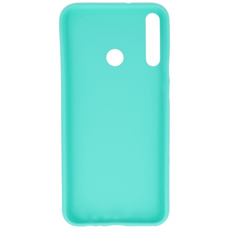 Farvet TPU-etui til Huawei P40 Lite E Turkis