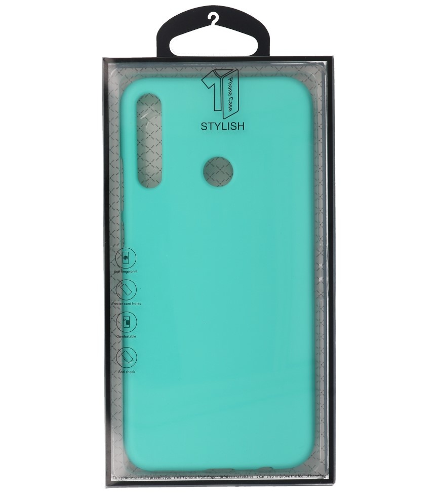 Color TPU Hoesje voor Huawei P40 Lite E Turquoise