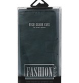 Pull Up PU Leather Bookstyle for iPhone 12 mini Blue