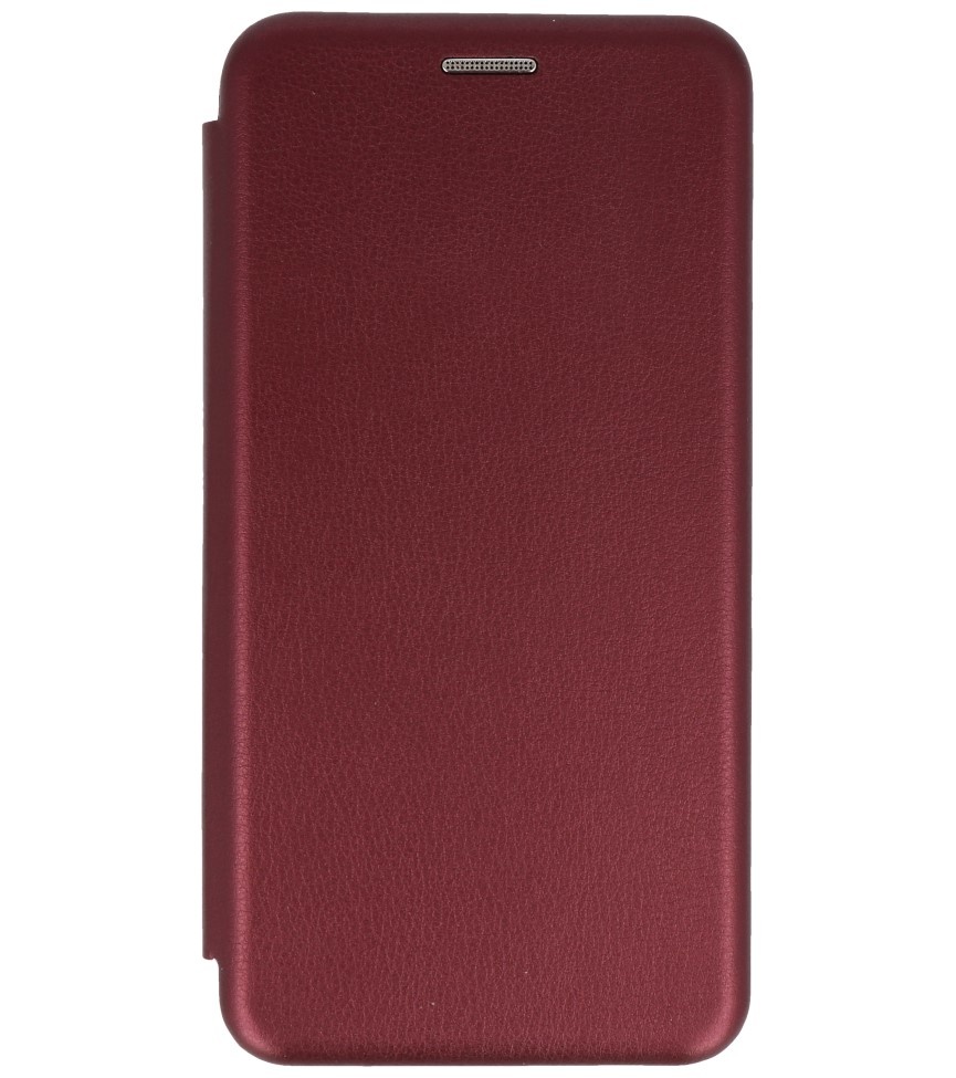 Schlanke Folio Hülle für iPhone 12 Mini Bordeaux Rot