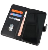 Bookstyle Wallet Cases Hülle für Galaxy A20s Schwarz