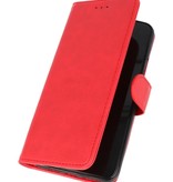 Bookstyle Wallet Cases Hoesje voor Galaxy A20s Rood