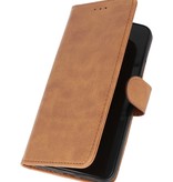 Étuis Portefeuille Bookstyle pour Galaxy A20s Marron