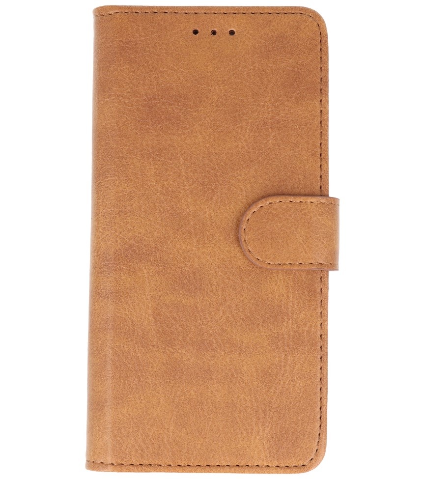 Bookstyle Wallet Cases Case for Galaxy A20s Brown