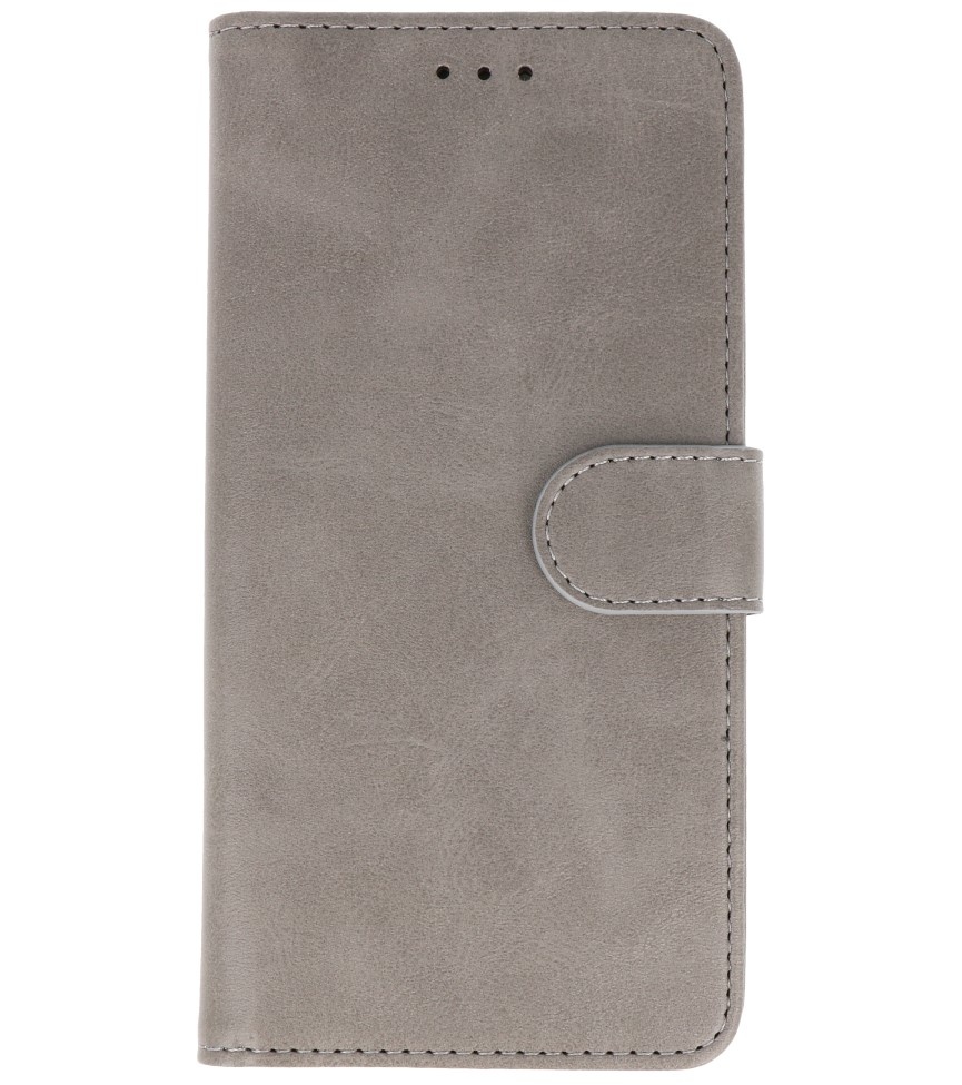 Bookstyle Wallet Cases Case for Galaxy A20s Gray