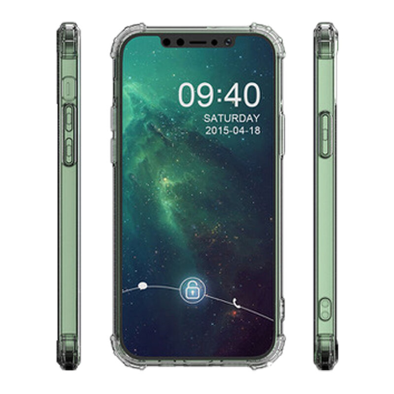 Stoßfeste TPU-Hülle für iPhone 12 mini Transparent