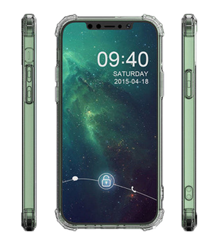 Schokbestendig TPU hoesje voor iPhone 12 mini Transparant