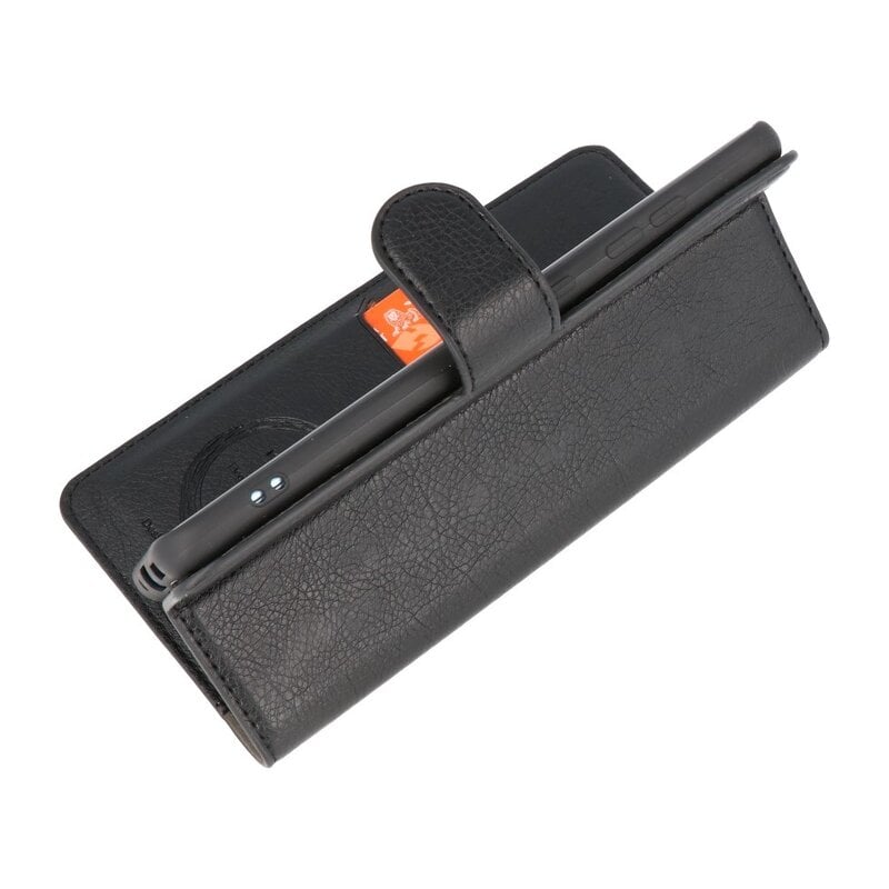 Luxus Brieftasche Hülle für iPhone 12 Mini Schwarz