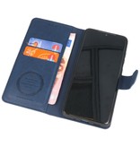 Estuche de lujo tipo billetera para iPhone 12 mini Azul marino